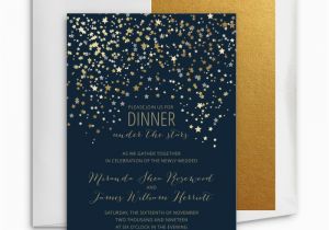Starry Night Birthday Invitations Personalized Starry Night Party Invitation Card Einvite Com