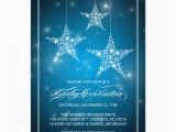 Starry Night Birthday Invitations Starry Night Holiday Party Invitation with Stars Zazzle