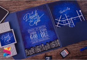 Starry Night Birthday Invitations Starry Night themed Debut Invitation Stunro Creativeworks