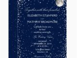 Starry Night Birthday Invitations Wedding Invitation Starry Night Moon Zazzle