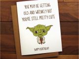 Starwars Birthday Card Funny Birthday Card Star Wars Birthday Card with Recipe