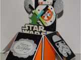 Starwars Birthday Card Star Wars Bb8 Happy Birthday Handmade 3d Pop Up Greeting Card