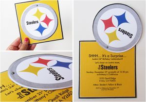 Steelers Birthday Invitations Getting Crafty with Cards Invitations Paper On Behance