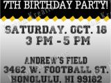 Steelers Birthday Invitations Nfl Pittsburgh Steeler S Birthday Invitation Kustom