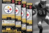 Steelers Birthday Invitations Pittsburgh Steelers Birthday Invitation Football by Digisport