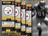 Steelers Birthday Invitations Pittsburgh Steelers Birthday Invitation Football by Digisport