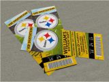 Steelers Birthday Invitations Pittsburgh Steelers Birthdays and Ticket Invitation On