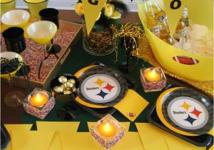 Steelers Decorations Birthday Pittsburgh Steelers Football Party Ideas Oh My Creative
