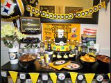 Steelers Decorations Birthday Steelers Party Dessert Tables Pinterest Pittsburgh