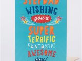 Step Dad Birthday Cards Birthday Card Super Step Dad Only 59p