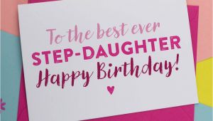 Step Daughter Birthday Cards Best Step Daughter Birthday Card by A is for Alphabet