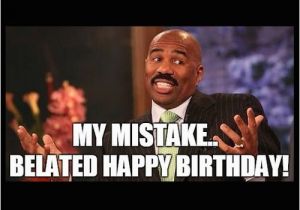 Steve Harvey Birthday Meme Belated Birthday Memes Wishesgreeting