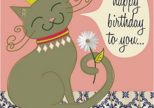 Stoner Birthday Cards Cat with Crown Birthday Card Flickr Photo Sharing