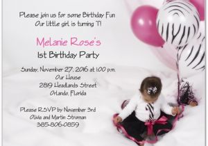 Storkie Birthday Invitations Pricilla 1st Birthday Invitations Storkie