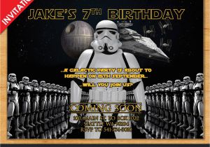 Stormtrooper Birthday Invitations Digital Star Wars Birthday Invitation Stormtrooper Invite