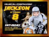 Stormtrooper Birthday Invitations Star Wars Invitation Stormtrooper Invitation Star Wars