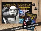 Stormtrooper Birthday Invitations Star Wars Invitation Stormtrooper Party Star Wars Birthday