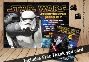 Stormtrooper Birthday Invitations Star Wars Invitation Stormtrooper Party Star Wars Birthday