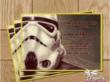 Stormtrooper Birthday Invitations Star Wars Stormtrooper Printable Birthday Invitation
