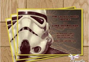 Stormtrooper Birthday Invitations Star Wars Stormtrooper Printable Birthday Invitation