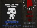 Stormtrooper Birthday Invitations Stormtrooper Birthday Invitation