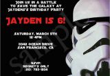 Stormtrooper Birthday Invitations Stormtrooper Star Wars Birthday Party Invitation Party