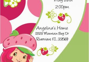 Strawberry Shortcake 1st Birthday Invitations 45 Best Strawberry Shortcake Images On Pinterest