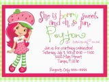 Strawberry Shortcake 1st Birthday Invitations Birthday Invites Best 10 Strawberry Shortcake Birthday