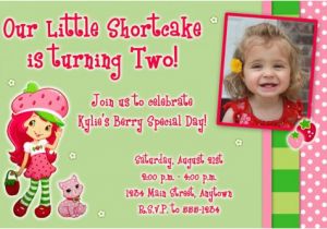 Strawberry Shortcake 1st Birthday Invitations Birthday Invites Best 10 Strawberry Shortcake Birthday