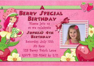 Strawberry Shortcake 1st Birthday Invitations Birthday Invites Best 10 Strawberry Shortcake Birthday