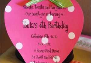 Strawberry Shortcake 1st Birthday Invitations Items Similar to 10 Strawberry Shortcake Birthday