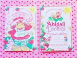 Strawberry Shortcake 1st Birthday Invitations Vintage Strawberry Shortcake 1st Birthday Party Minted