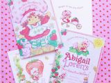 Strawberry Shortcake 1st Birthday Invitations Vintage Strawberry Shortcake 1st Birthday Party Minted