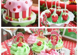 Strawberry Shortcake Birthday Decorations Kara 39 S Party Ideas Strawberry Shortcake Birthday Party