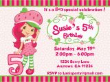 Strawberry Shortcake Birthday Invitations Free Printables Free Printable Strawberry Shortcake Invitations