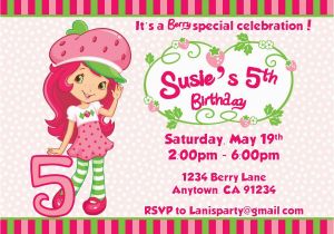 Strawberry Shortcake Birthday Invitations Free Printables Free Printable Strawberry Shortcake Invitations