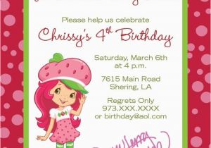 Strawberry Shortcake Birthday Invitations Free Printables Free Strawberry Shortcake Invitation Template