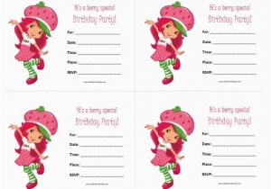 Strawberry Shortcake Birthday Invitations Free Printables Strawberry Shortcake Birthday Invitations Free Printable