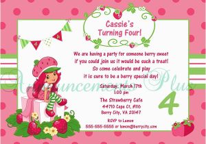 Strawberry Shortcake Birthday Invitations Free Printables Strawberry Shortcake Birthday Invitations Ideas Bagvania