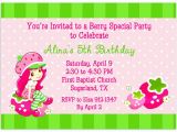 Strawberry Shortcake Birthday Invitations Free Printables Strawberry Shortcake Invitations Template Free Budget