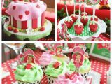 Strawberry Shortcake Birthday Party Decorations Kara 39 S Party Ideas Strawberry Shortcake Birthday Party