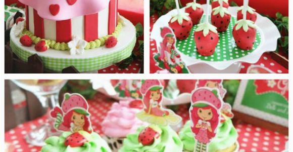 Strawberry Shortcake Birthday Party Decorations Kara 39 S Party Ideas Strawberry Shortcake Birthday Party