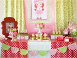 Strawberry Shortcake Birthday Party Decorations Kara 39 S Party Ideas Strawberry Shortcake themed First