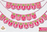 Strawberry Shortcake Happy Birthday Banner Strawberry Shortcake Happy Birthday Banner by Salenssvr On
