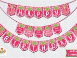 Strawberry Shortcake Happy Birthday Banner Strawberry Shortcake Happy Birthday Banner by Salenssvr On