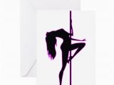 Stripper Birthday Cards Stripper Strip Club Pole Dancer Greeting Card by