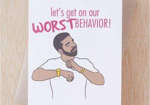 Suggestive Birthday Cards Suggestive Rapper Cards Drake Greeting Card