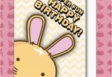Super Funny Birthday Cards Bunny Super Fun Happy Birthday Card Fuzzballs the