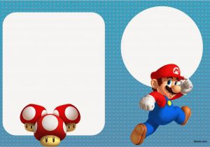 Super Mario Birthday Invitations Printable Free Free Printable Super Mario Bros Invitation Template Free