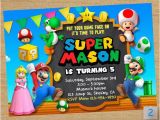 Super Mario Birthday Invitations Printable Free Super Mario Printable Super Mario Party Mario Chalkboard